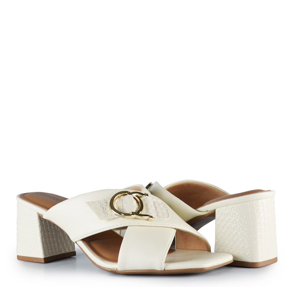 Tamanco Comfortflex Feminino 2638403 Branco 6