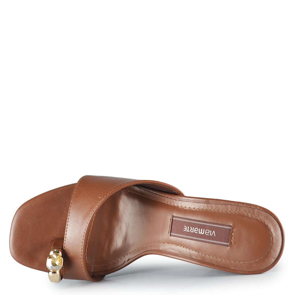 Tamanco Via Marte Feminino 397-006-01 Marrom 4