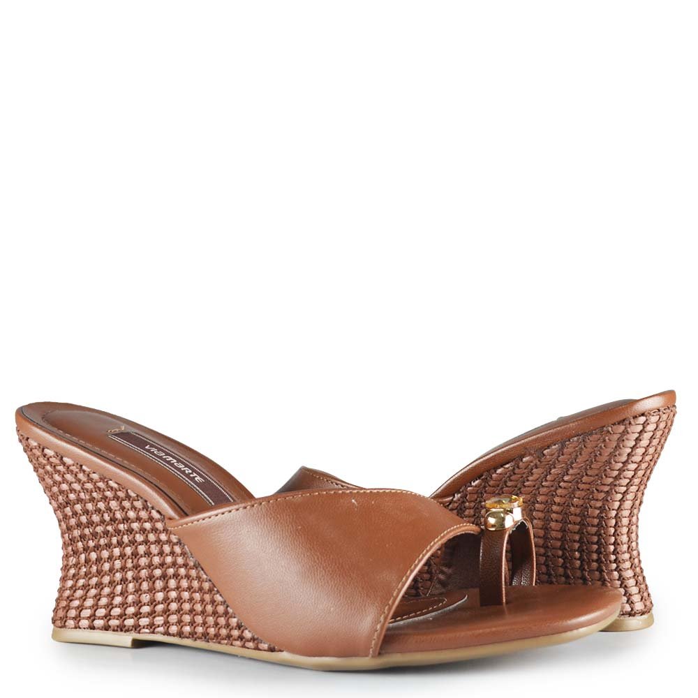 Tamanco Via Marte Feminino 397-006-01 Marrom 6