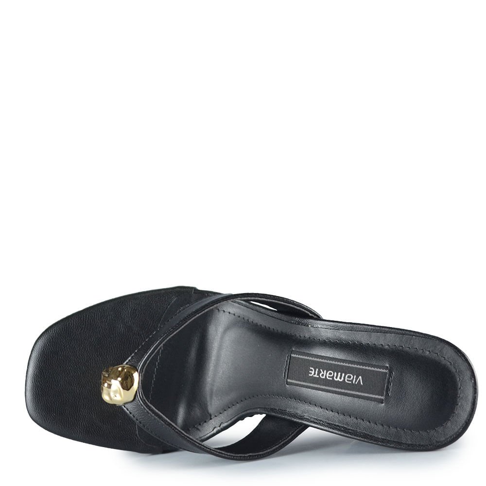 Tamanco Via Marte Feminino 397-007-01 Preto 4