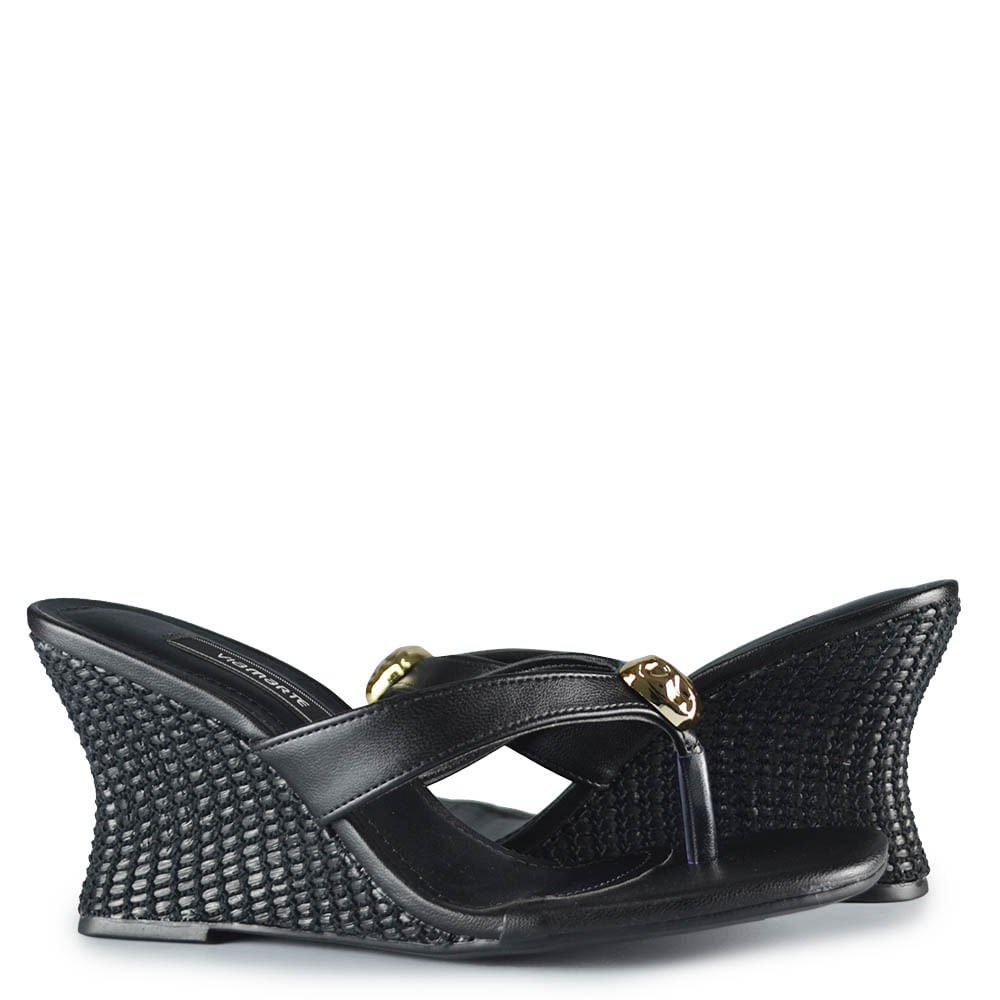 Tamanco Via Marte Feminino 397-007-01 Preto 6