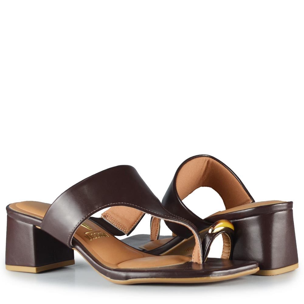 Tamanco Vizzano Feminino 6579.102 Marrom 6