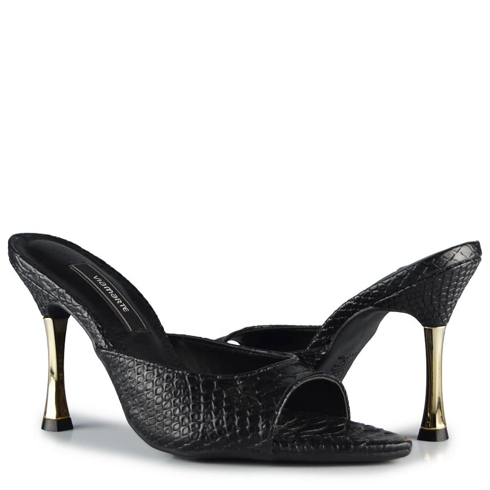 Tamanco Via Marte Feminino 337-009-02 Preto 6
