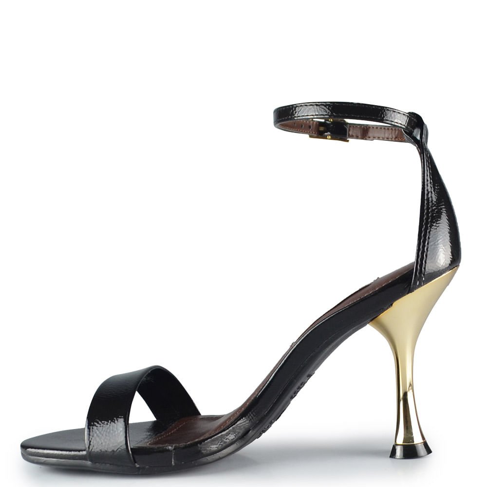 Sandália Salto Fino Via Marte Feminina 409-002-03 Preto 3