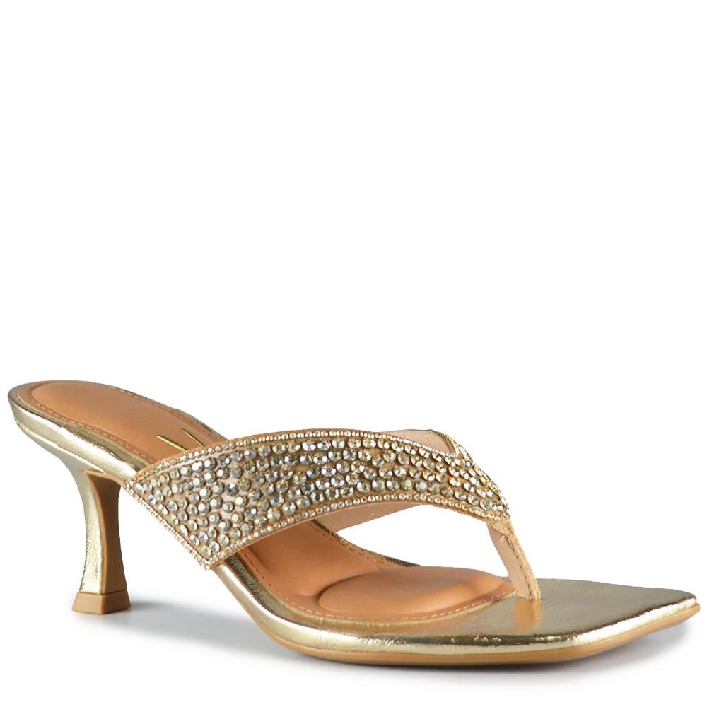 Tamanco Vizzano Feminino 6536.221 Dourado 2