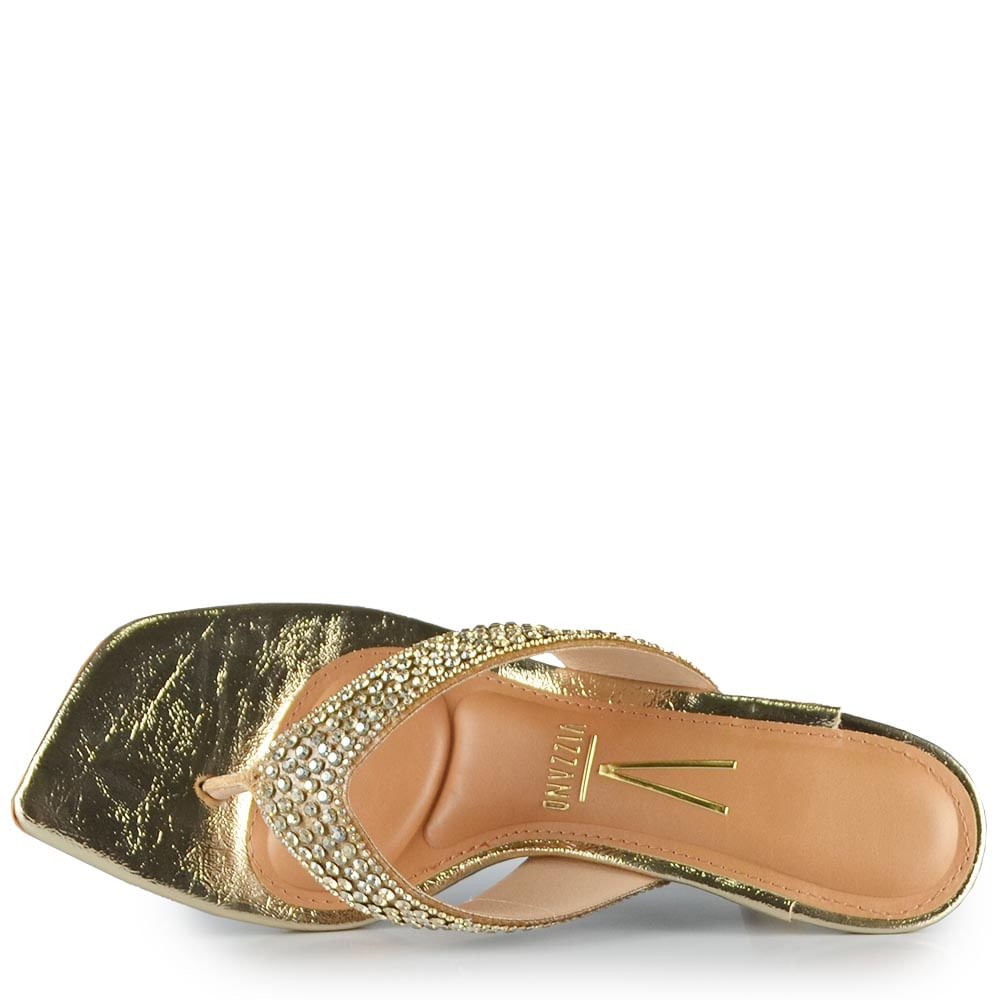 Tamanco Vizzano Feminino 6536.221 Dourado 4