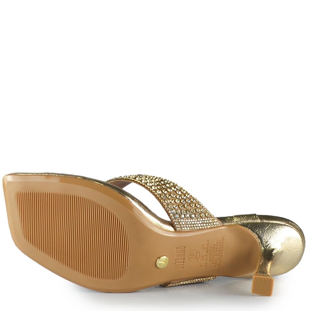 Tamanco Vizzano Feminino 6536.221 Dourado 5