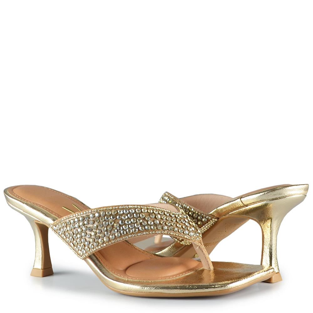 Tamanco Vizzano Feminino 6536.221 Dourado 6
