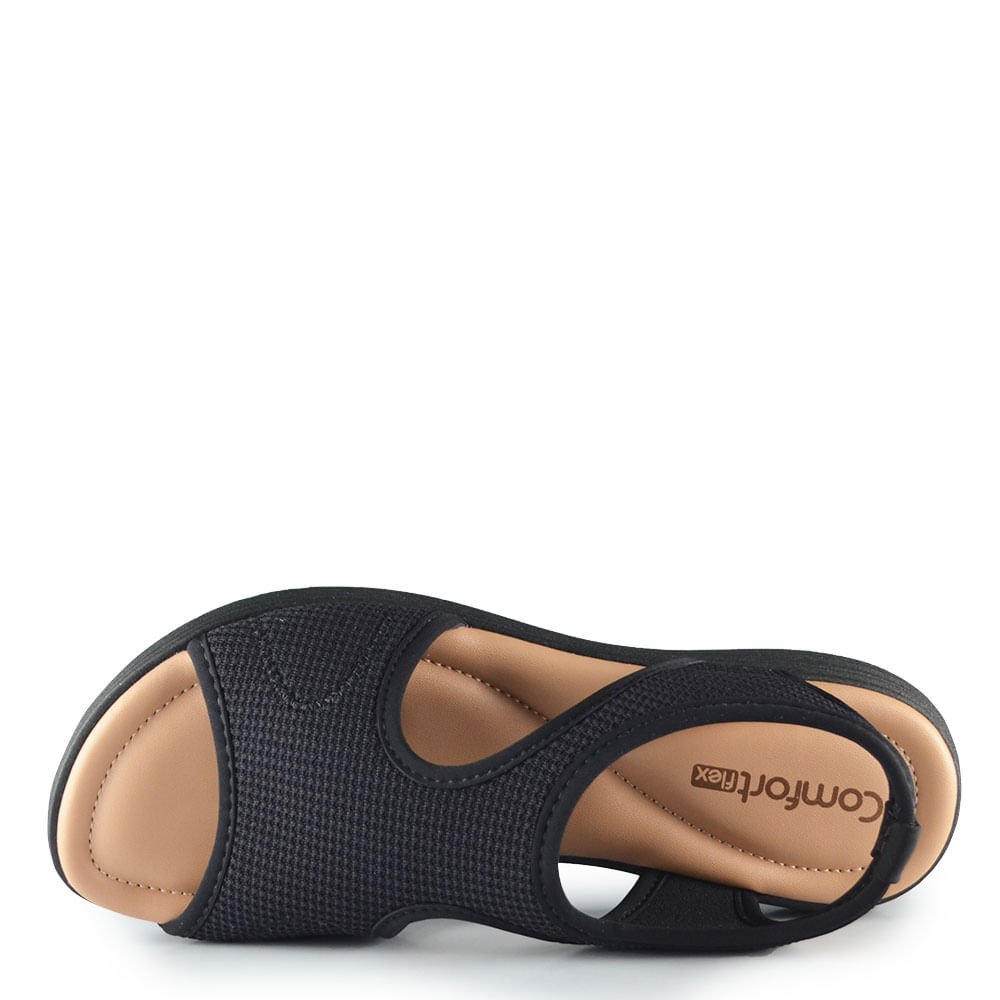 Sandália Comfortflex Feminina 2651402 Preto 4