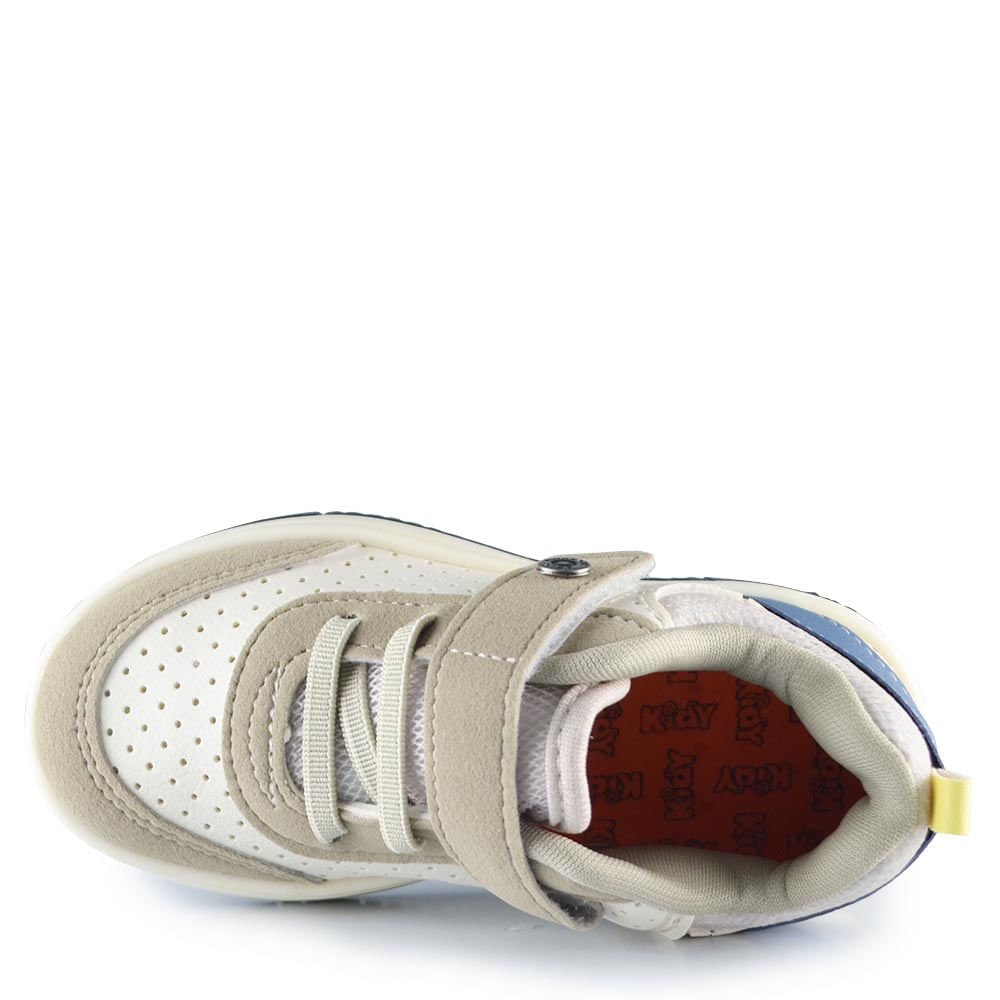 Tênis Infantil Kidy Masculino Happy 313-1050 Bege 4