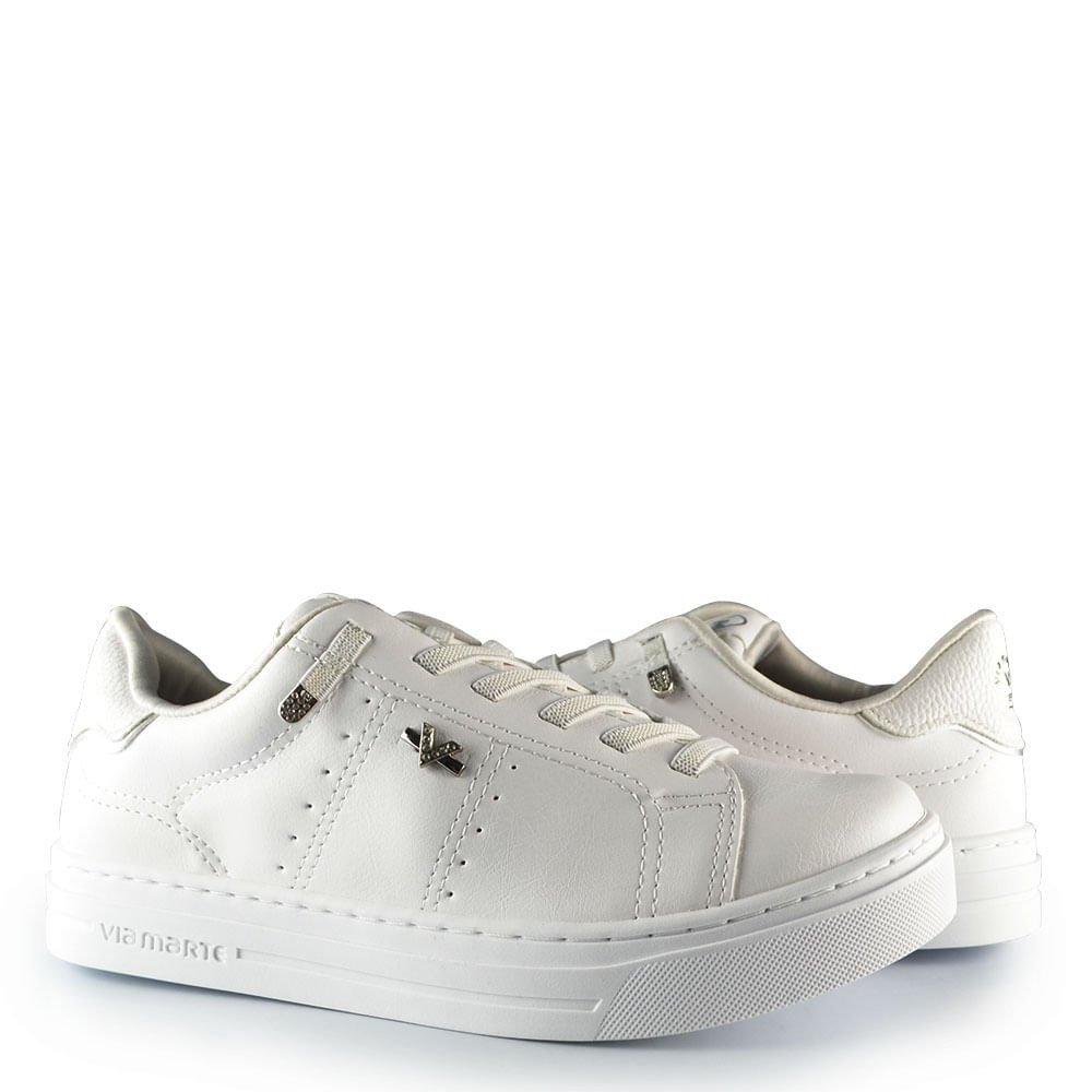 Tênis Casual Via Marte Feminino 281-012-09 Branco 6