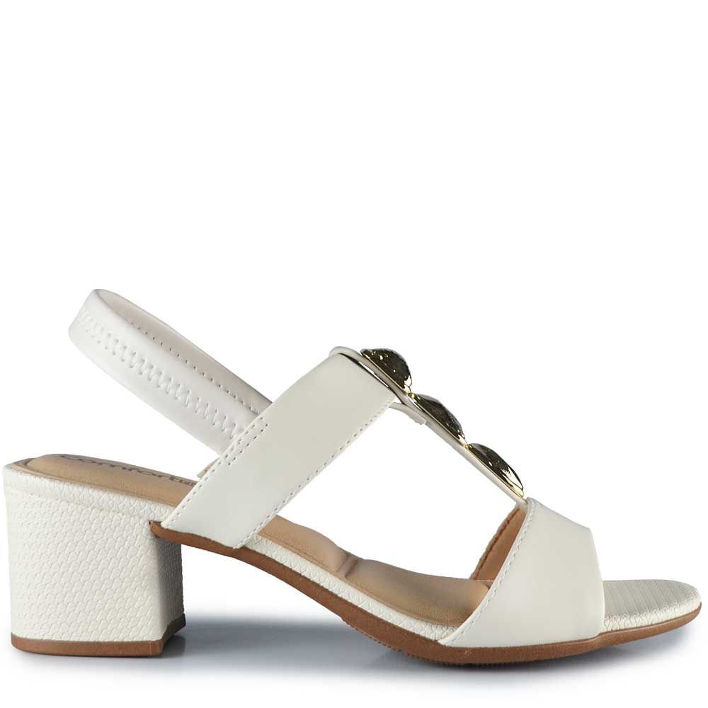 Sandália Salto Bloco Comfortflex Feminina 2657403