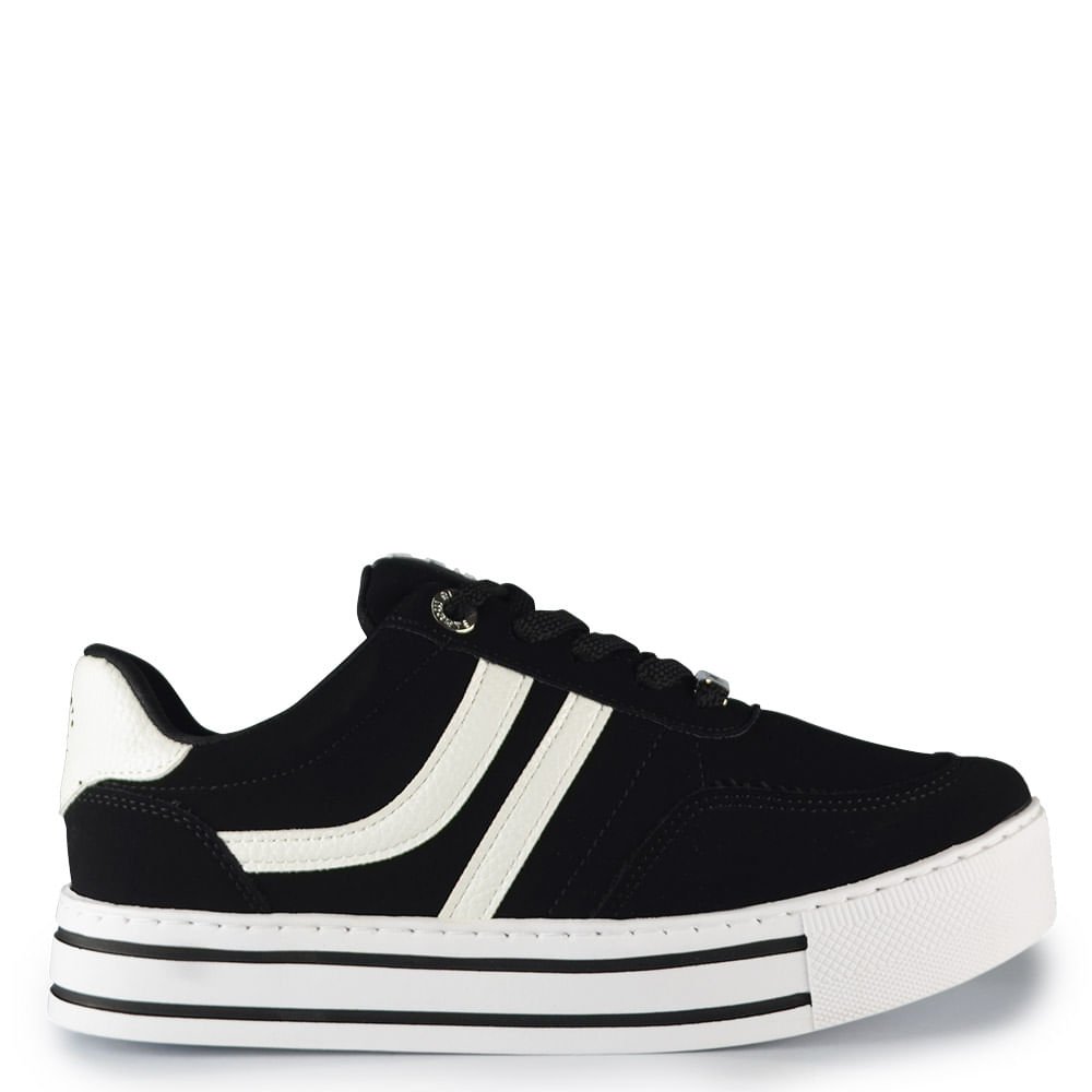 Tênis Casual Via Marte Feminino 010-042-01 Preto 1