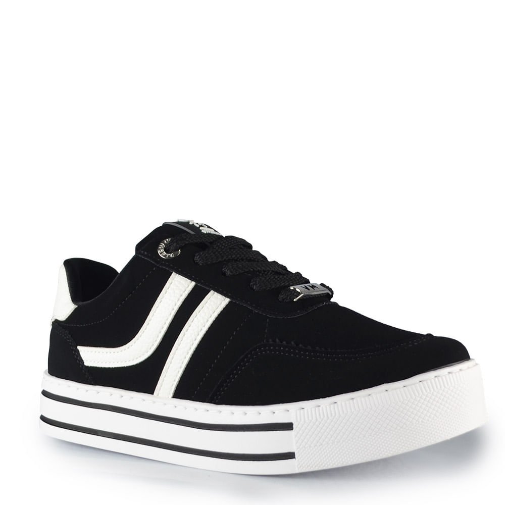 Tênis Casual Via Marte Feminino 010-042-01 Preto 2