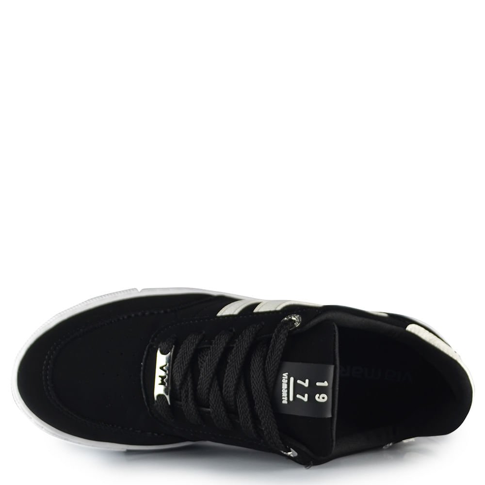 Tênis Casual Via Marte Feminino 010-042-01 Preto 4