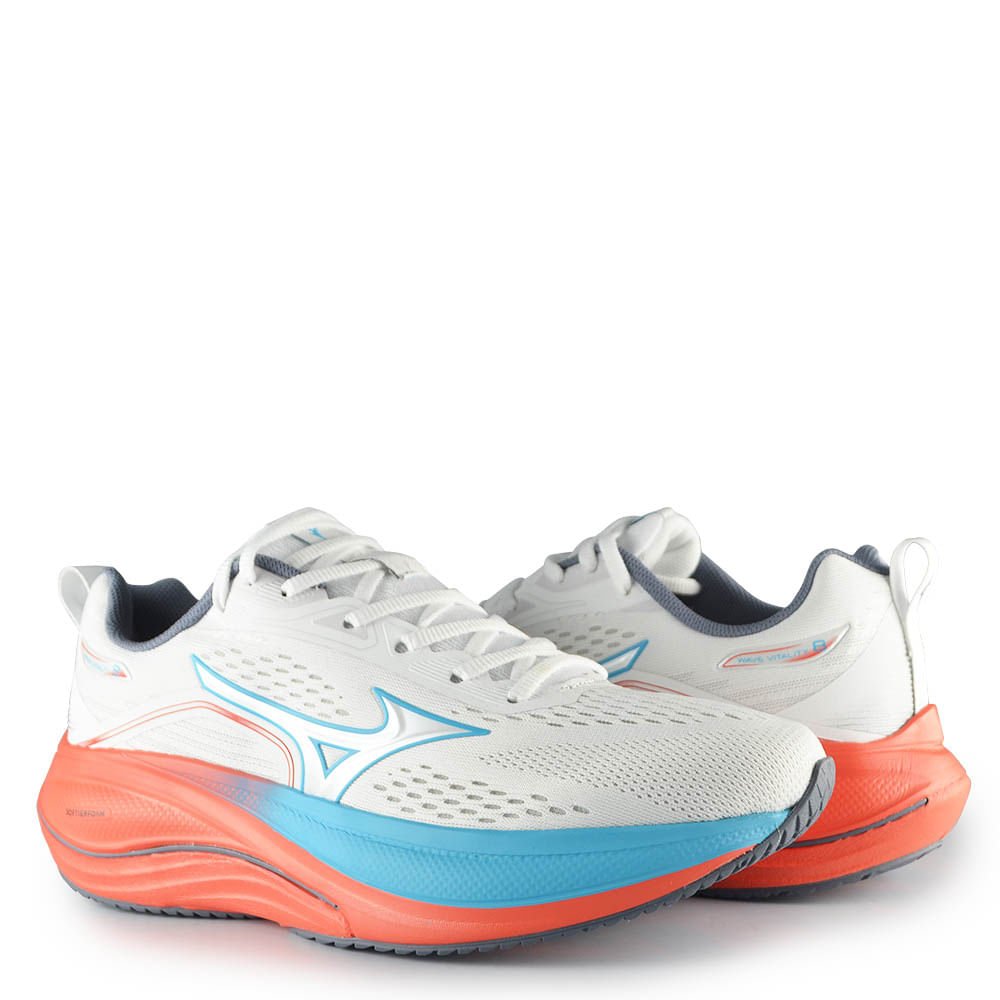 Tênis Esportivo Mizuno Masculino Wave Vit 8 101182182 Branco 6