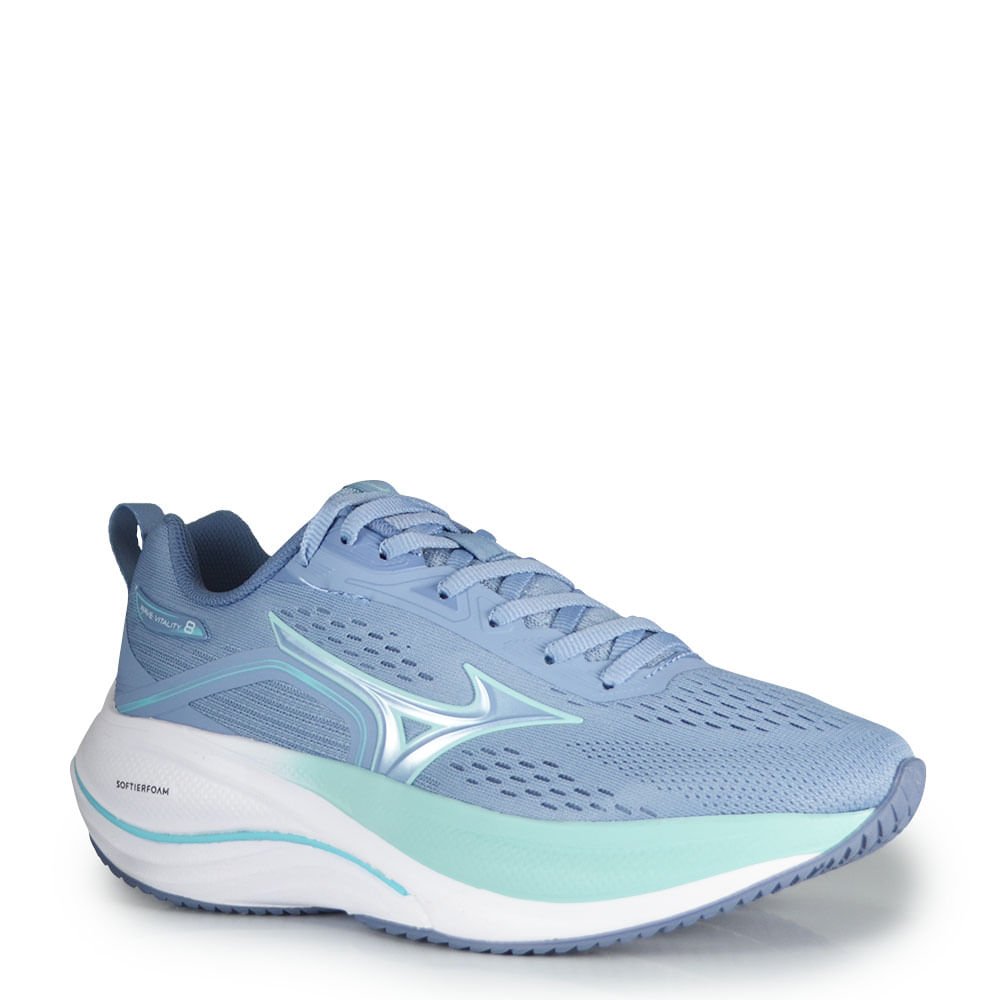 Tênis Esportivo Mizuno Feminino Wave Vit 8 101182182 Azul 2