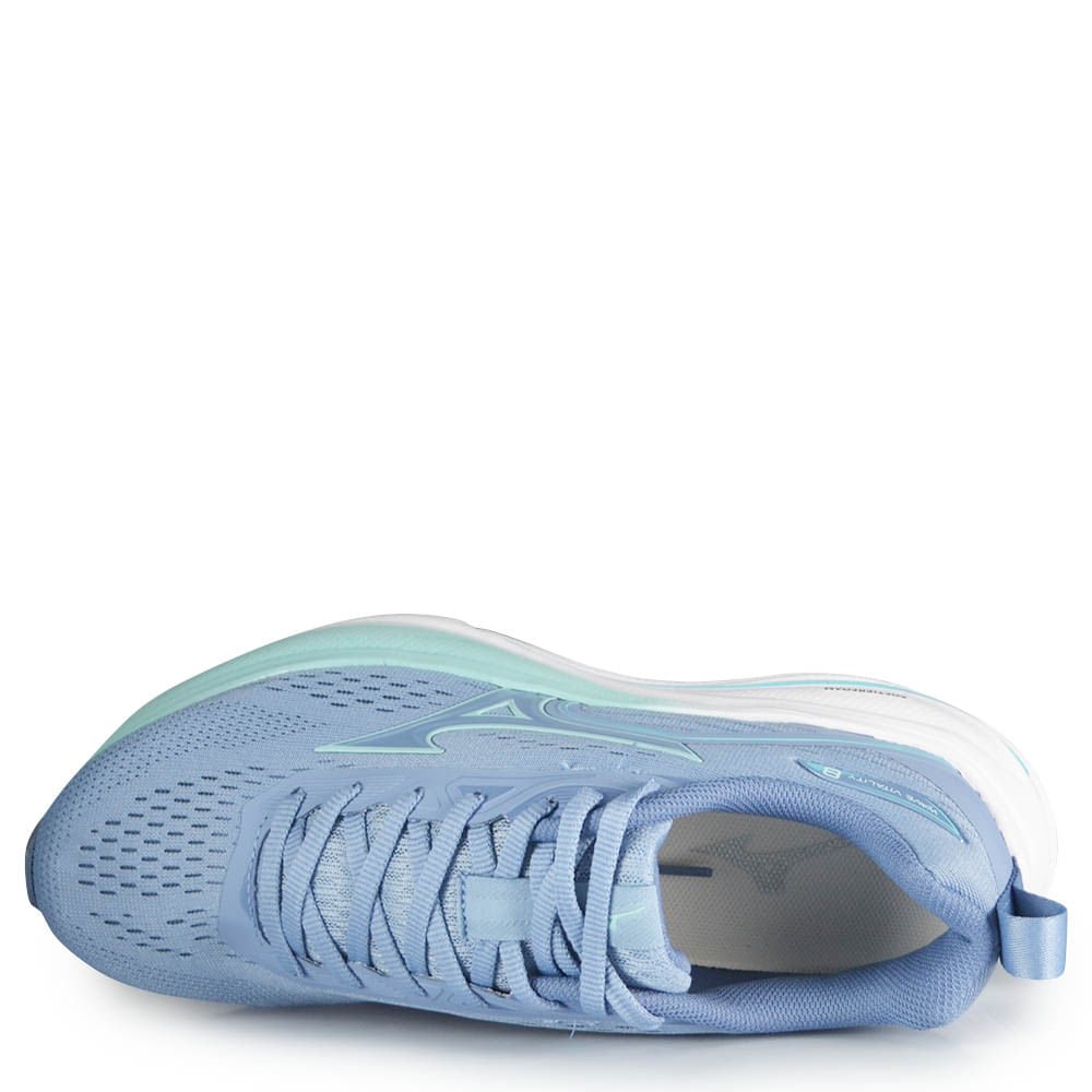 Tênis Esportivo Mizuno Feminino Wave Vit 8 101182182 Azul 4