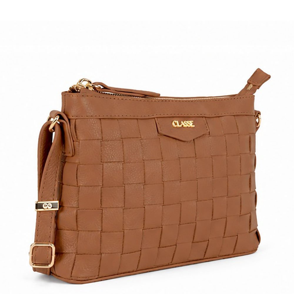 Bolsa Classe Feminina Crossbody 3624 Bege 3