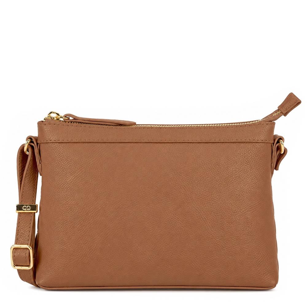 Bolsa Classe Feminina Crossbody 3624 Bege 4