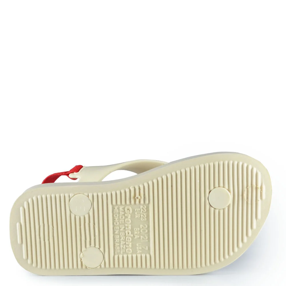 Chinelo Infantil Ipanema Feminino Belle Baby 26 27248 Creme 3