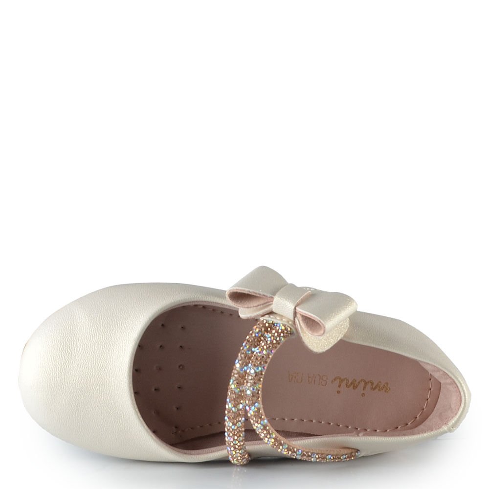 Sapatilha Infantil Sua Cia Mini Feminina 7036.00855 Branco 4