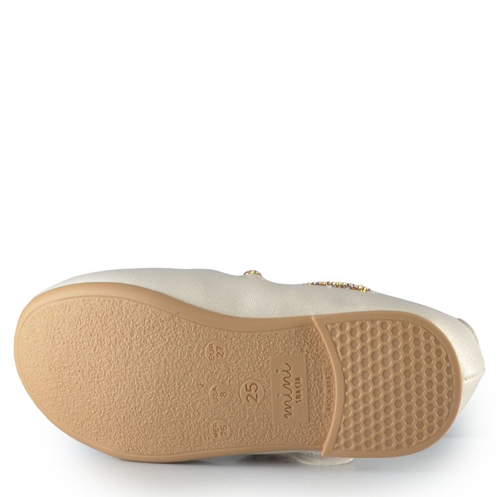 Sapatilha Infantil Sua Cia Mini Feminina 7036.00855 Branco 5