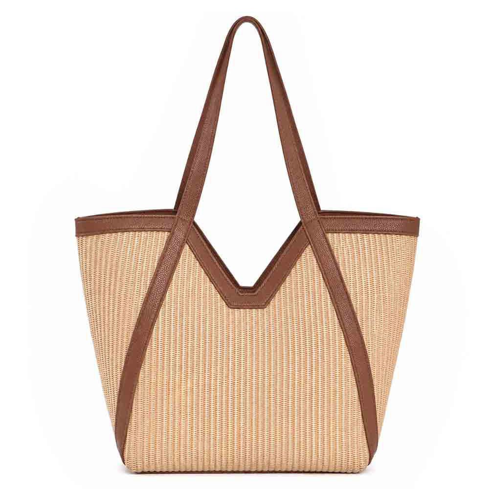 Bolsa Via Marte Feminina Shopper B1-409-01 Bege 4