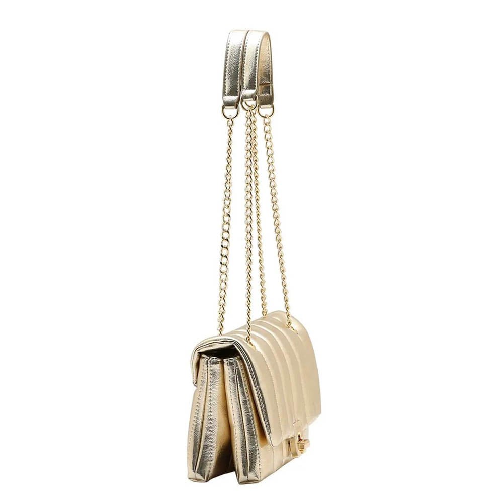 Bolsa Chenson Feminina Metalizada CG85867 Dourado 3