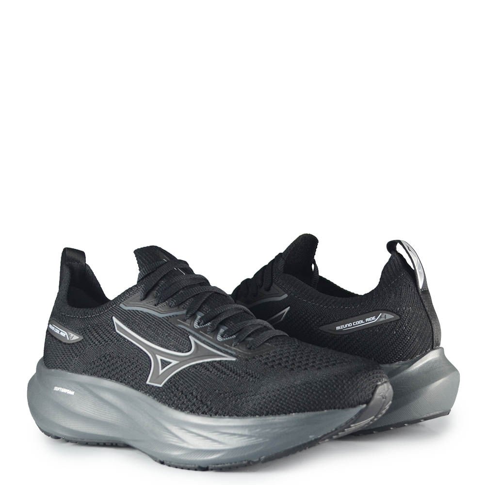 Tênis Esportivo Mizuno Masculino Cool Ride 4 101181181 Preto 6