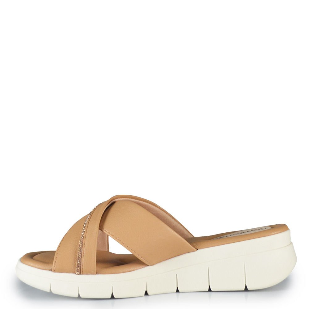 Tamanco Comfortflex Feminino 2687402 Bege 3