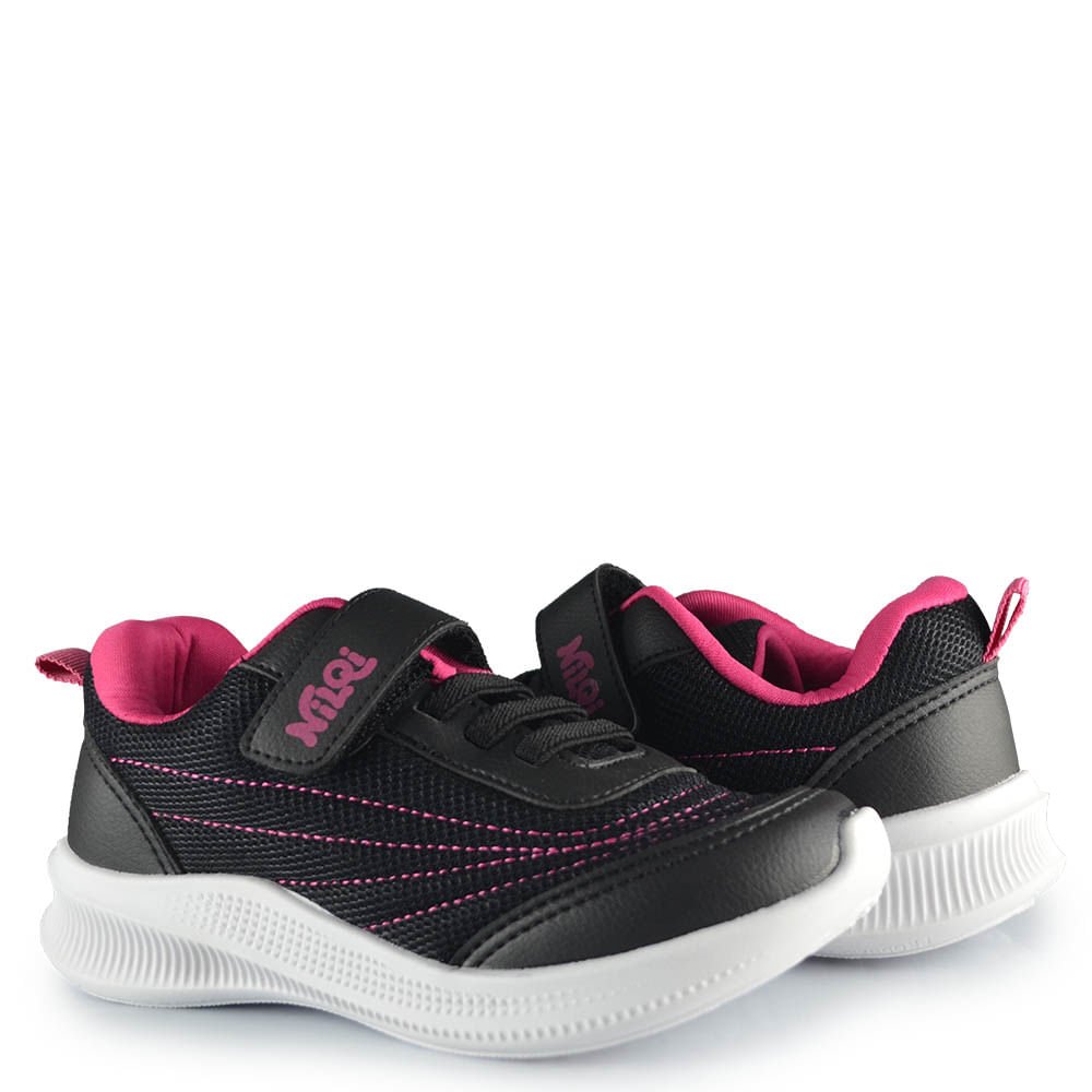 Tênis Esportivo Infantil Nilqi Feminino 234.01 Preto 6