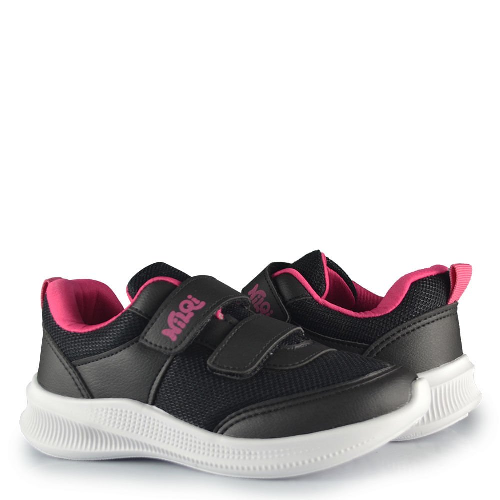 Tênis Esportivo Infantil Nilqi Feminino 234.02 Preto 6