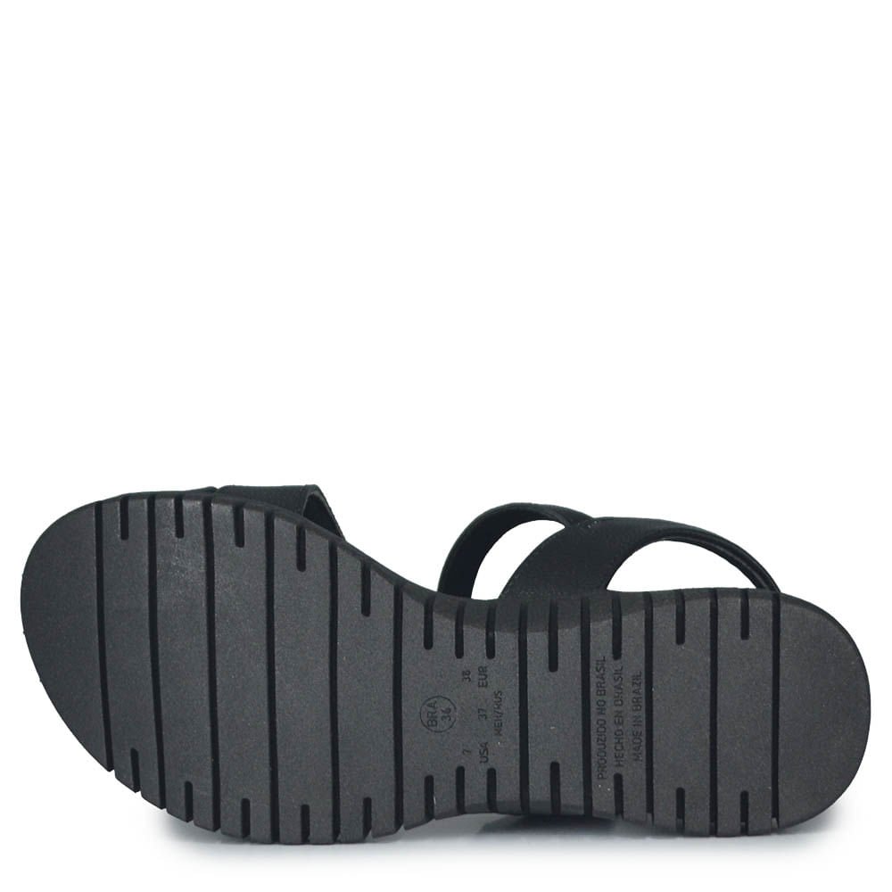 Sandália Papete Soft Li Feminina 10027.10305 Preto 5