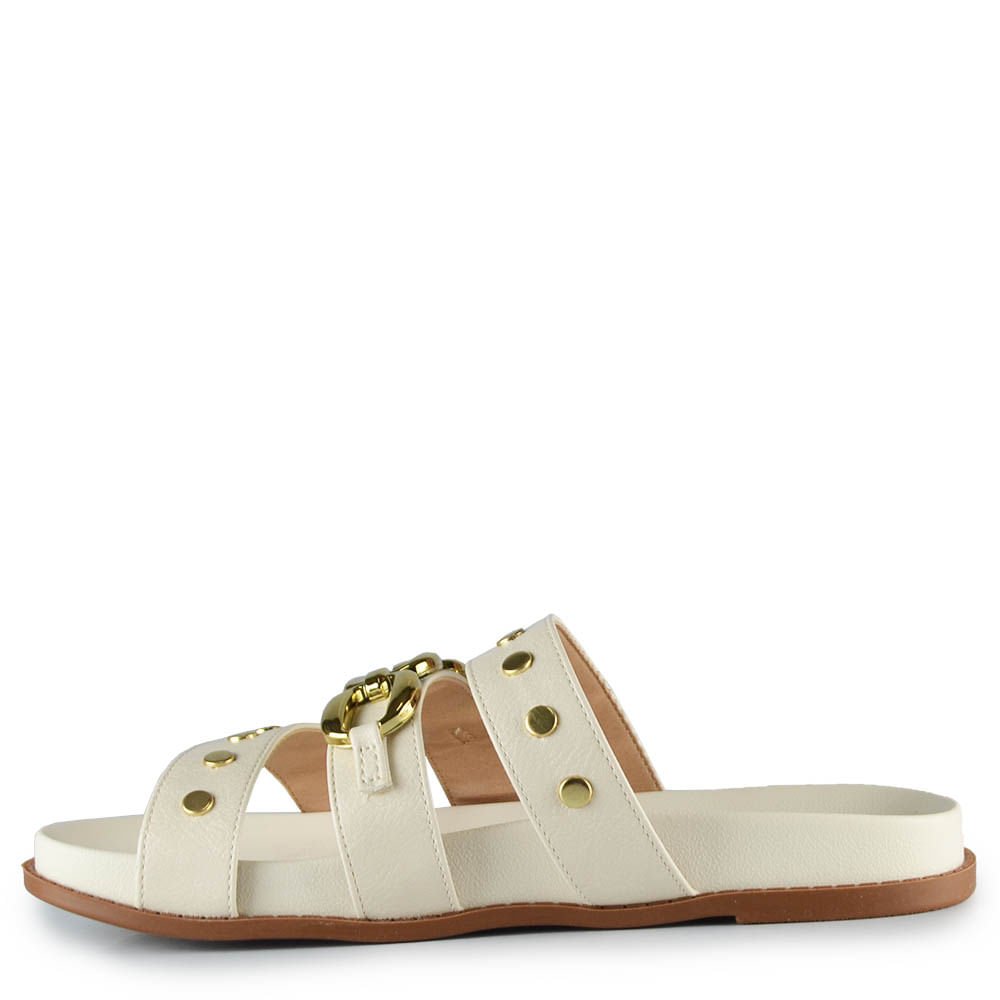 Sandália Papete Beira Rio Feminina 8578.102 Off-white 3