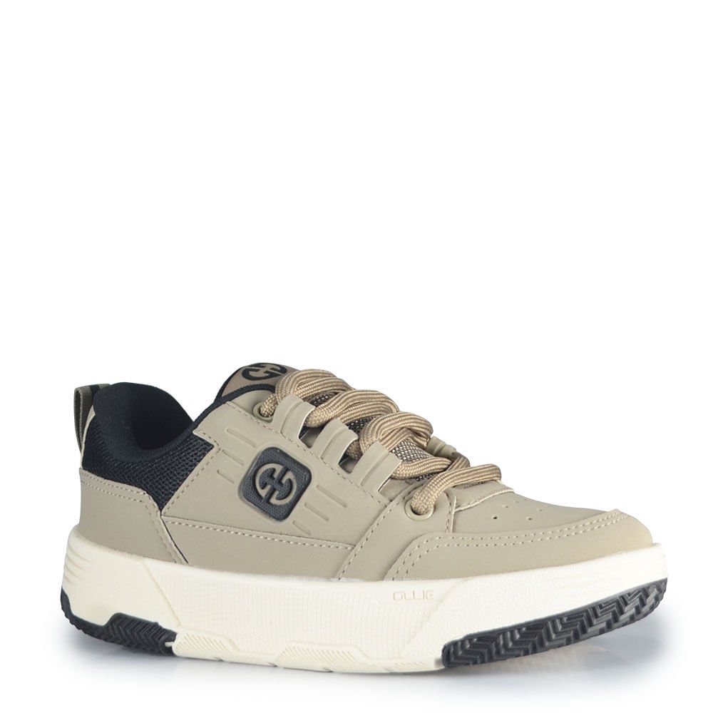 Tênis Casual Juvenil Ollie Masculino Thunder 2 Bege 2