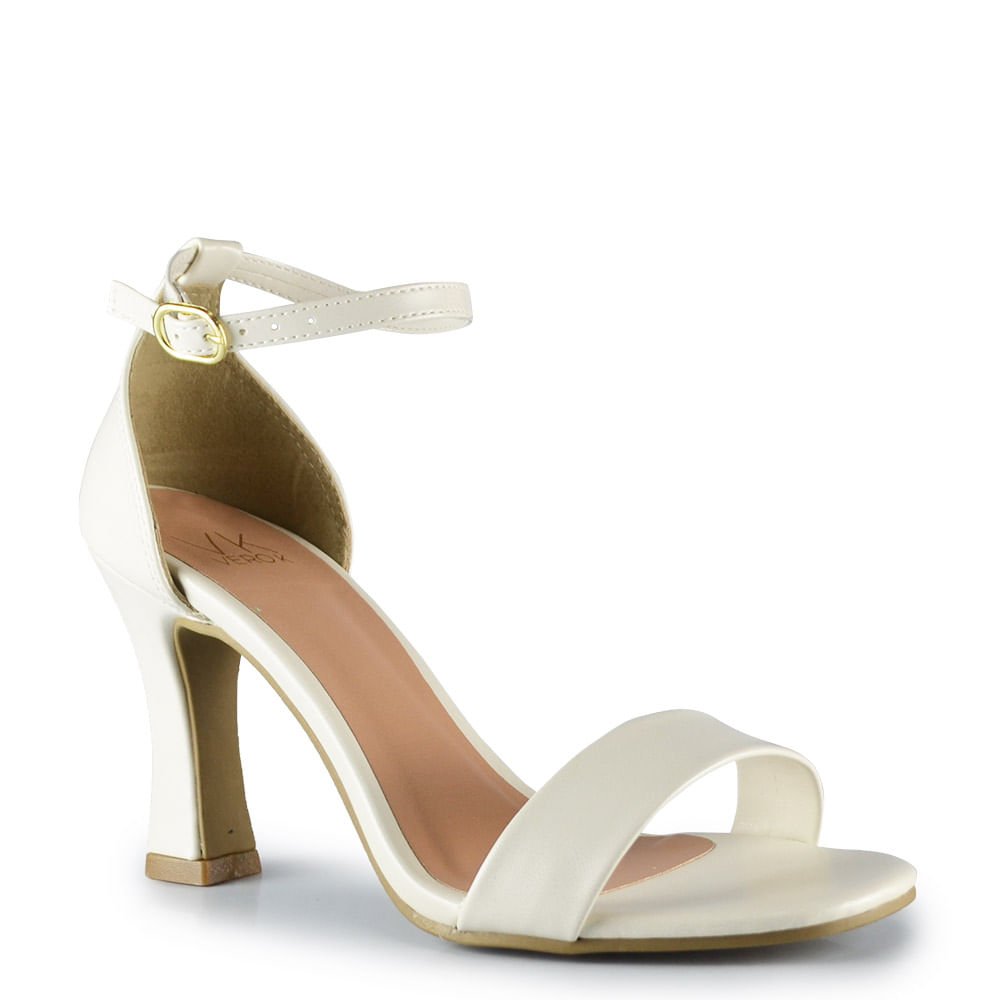 Sandália Salto Alto Vero K Feminina 339.7778 Off-white 2