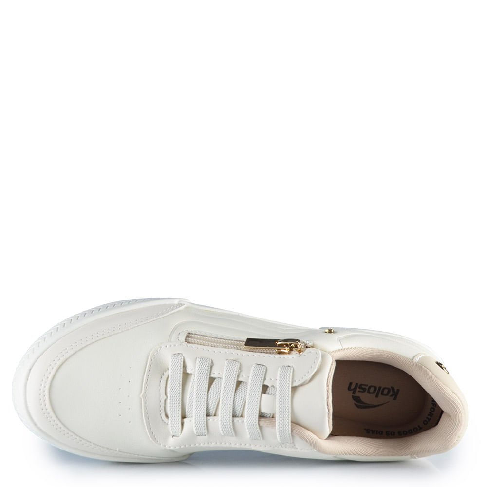 Tênis Casual Kolosh Feminino C3019B Off-white 4