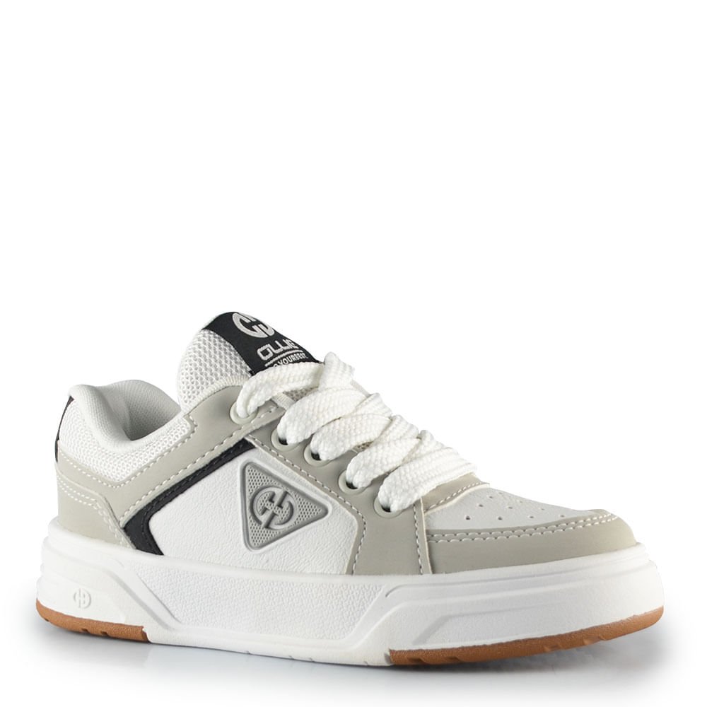 Tênis Casual Infantil Ollie Masculino Volt 3 Cinza 2