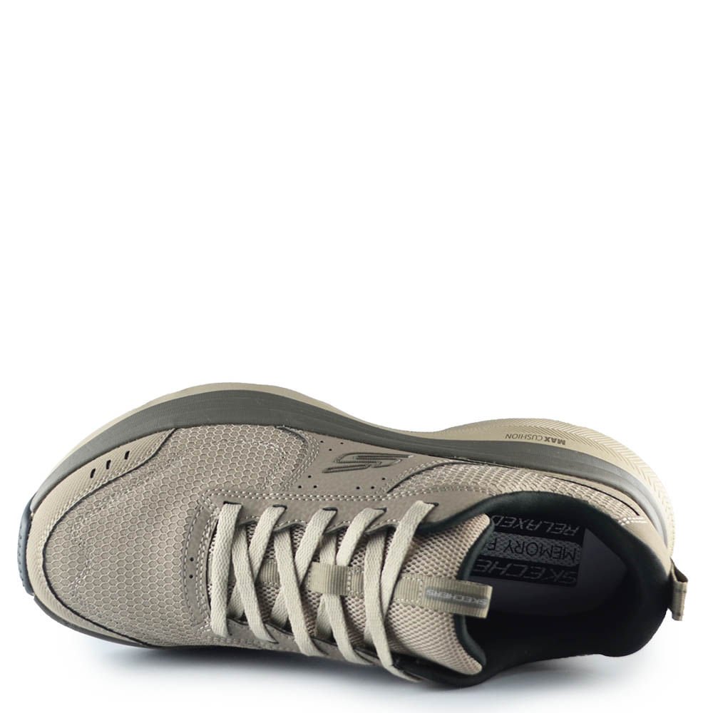 Tênis Esportivo Skechers Masculino Max Zirrus 237818 Bege 4