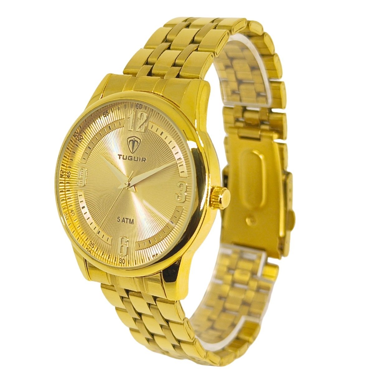 Relógio Feminino Tuguir Analógico 2132 Dourado Dourado 5