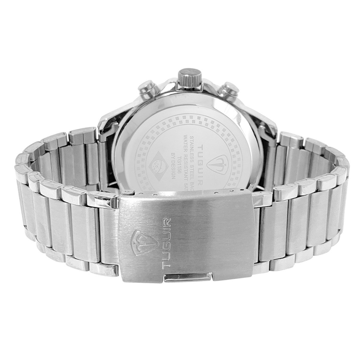 Relógio Masculino Tuguir AnaDigi TG1156 Prata e Azul Prata 3