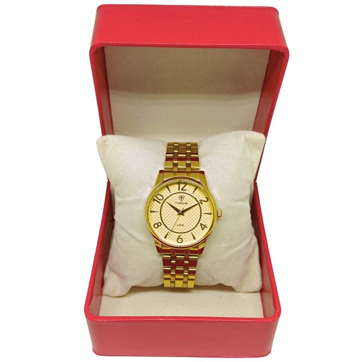 Relógio Feminino Tuguir Analógico 2135 Dourado Dourado 2