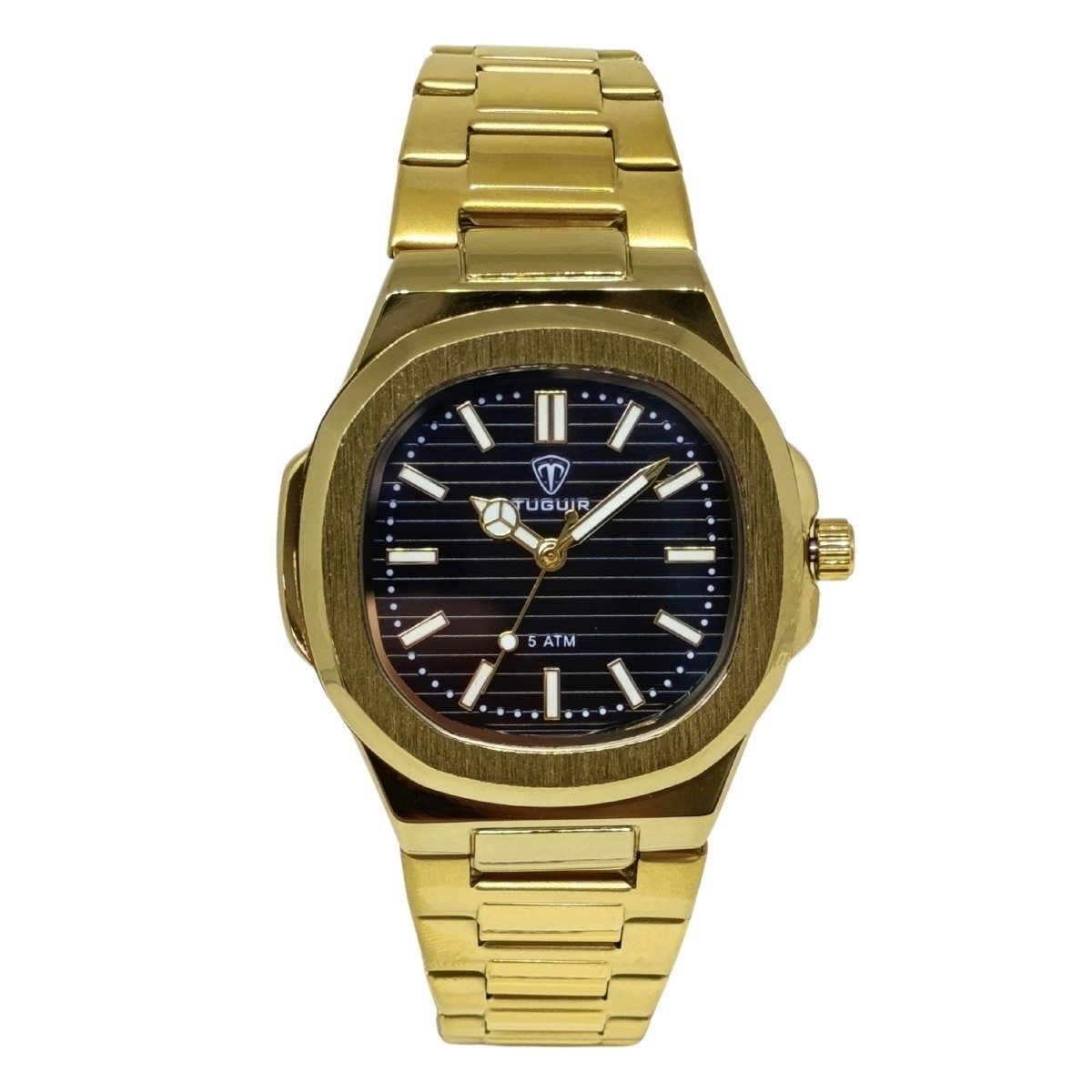 Relógio Masculino Tuguir Analógico 9218 Dourado e Preto