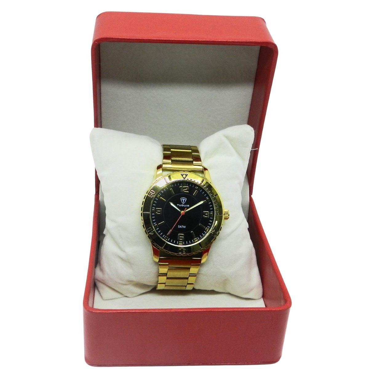 Relógio Masculino Tuguir Analógico TG223-1C Dourado e Preto Dourado 2