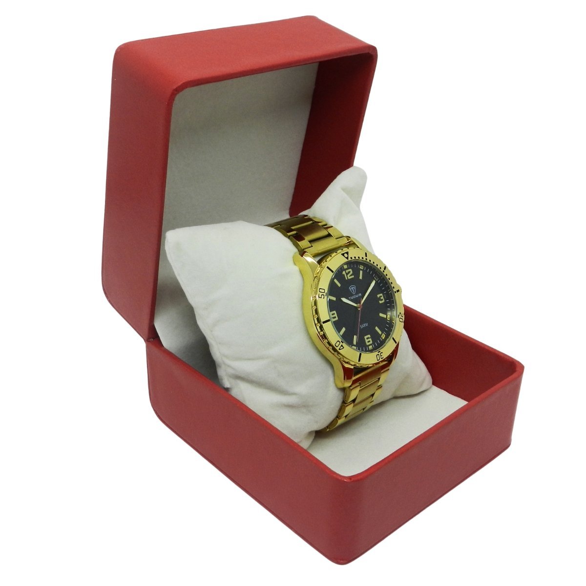 Relógio Masculino Tuguir Analógico TG223-1C Dourado e Preto Dourado 3