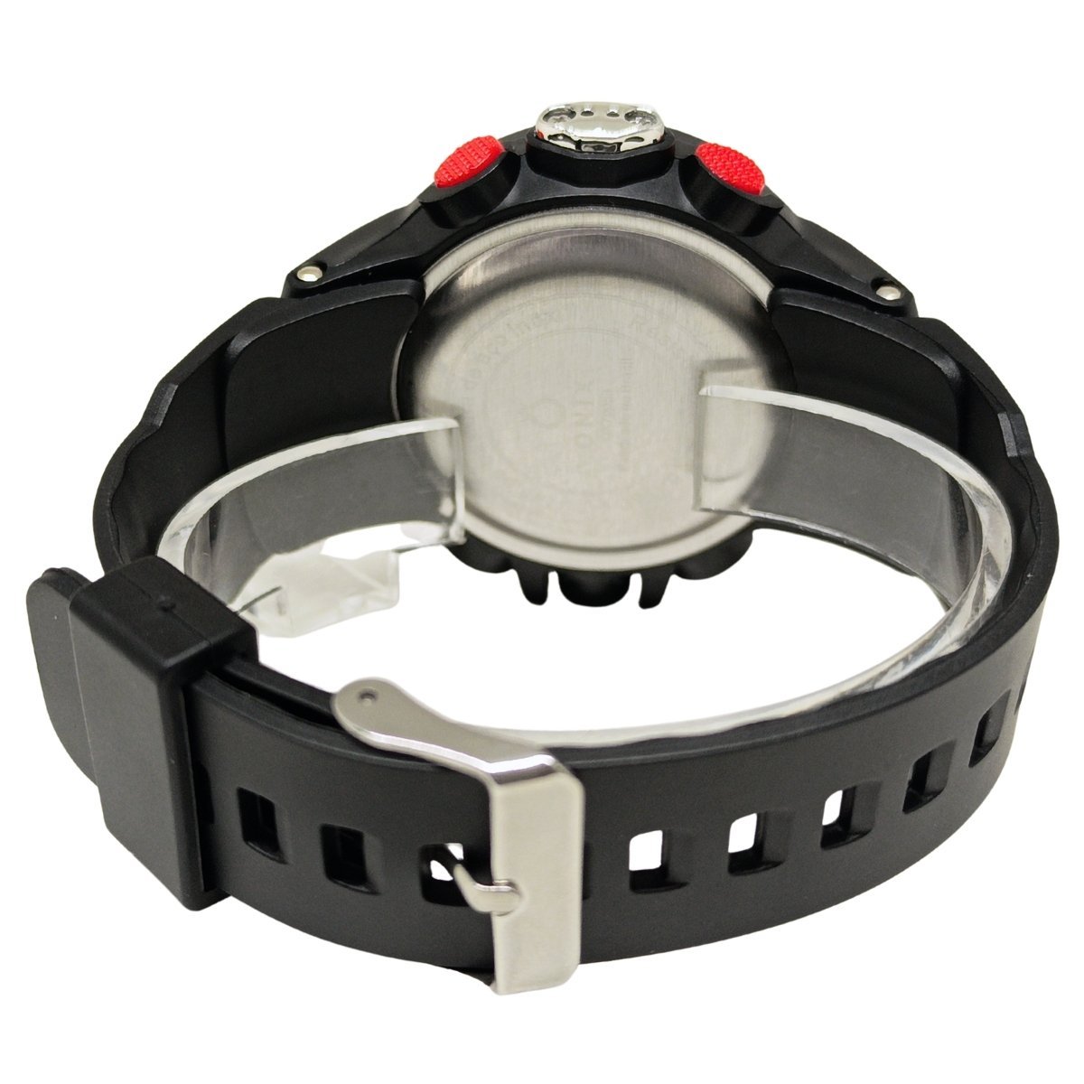 Relógio Masculino Onix Digital IT-379H Preto e Vermelho Preto 6