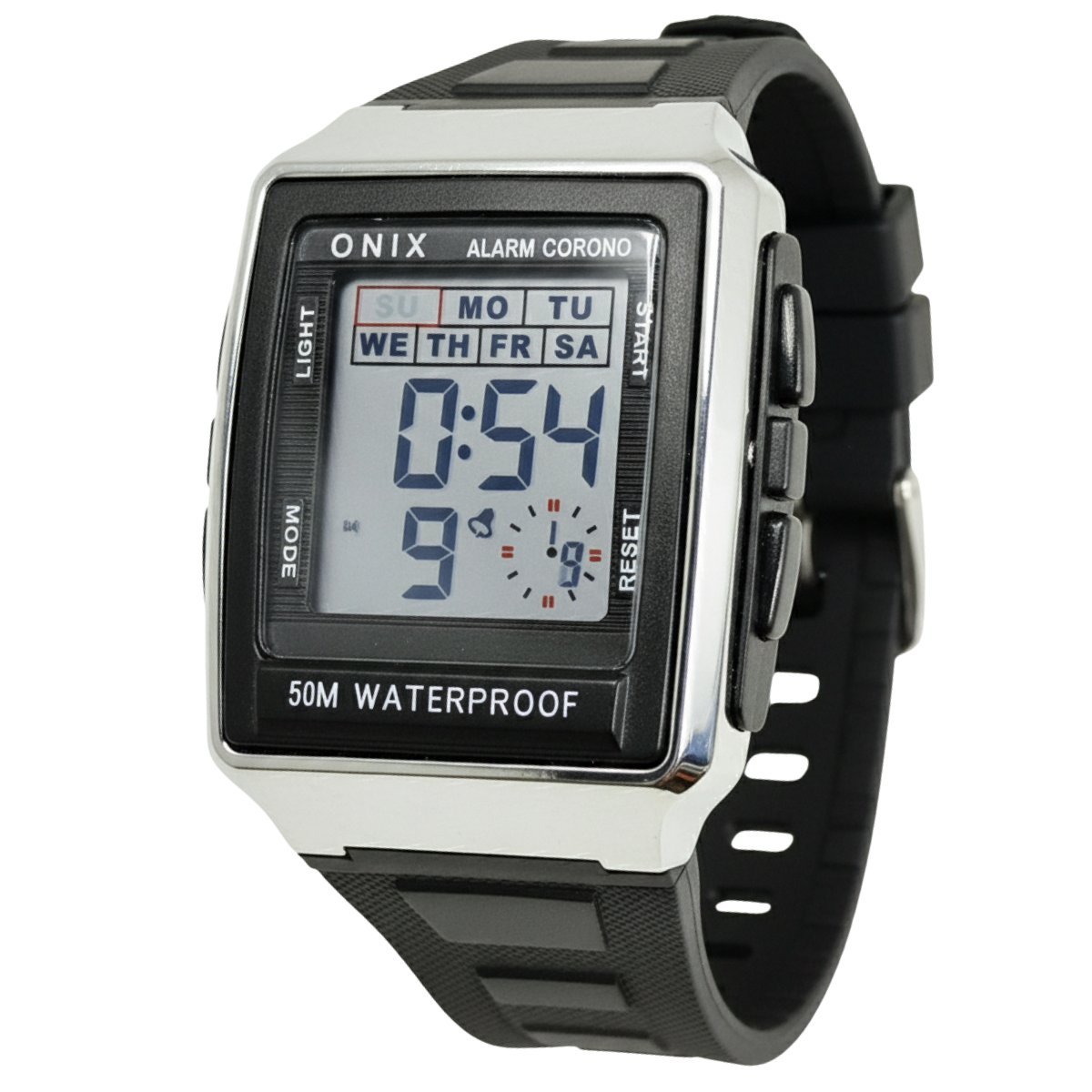 Relógio Masculino Onix Digital IT-1805 Prata e Preto