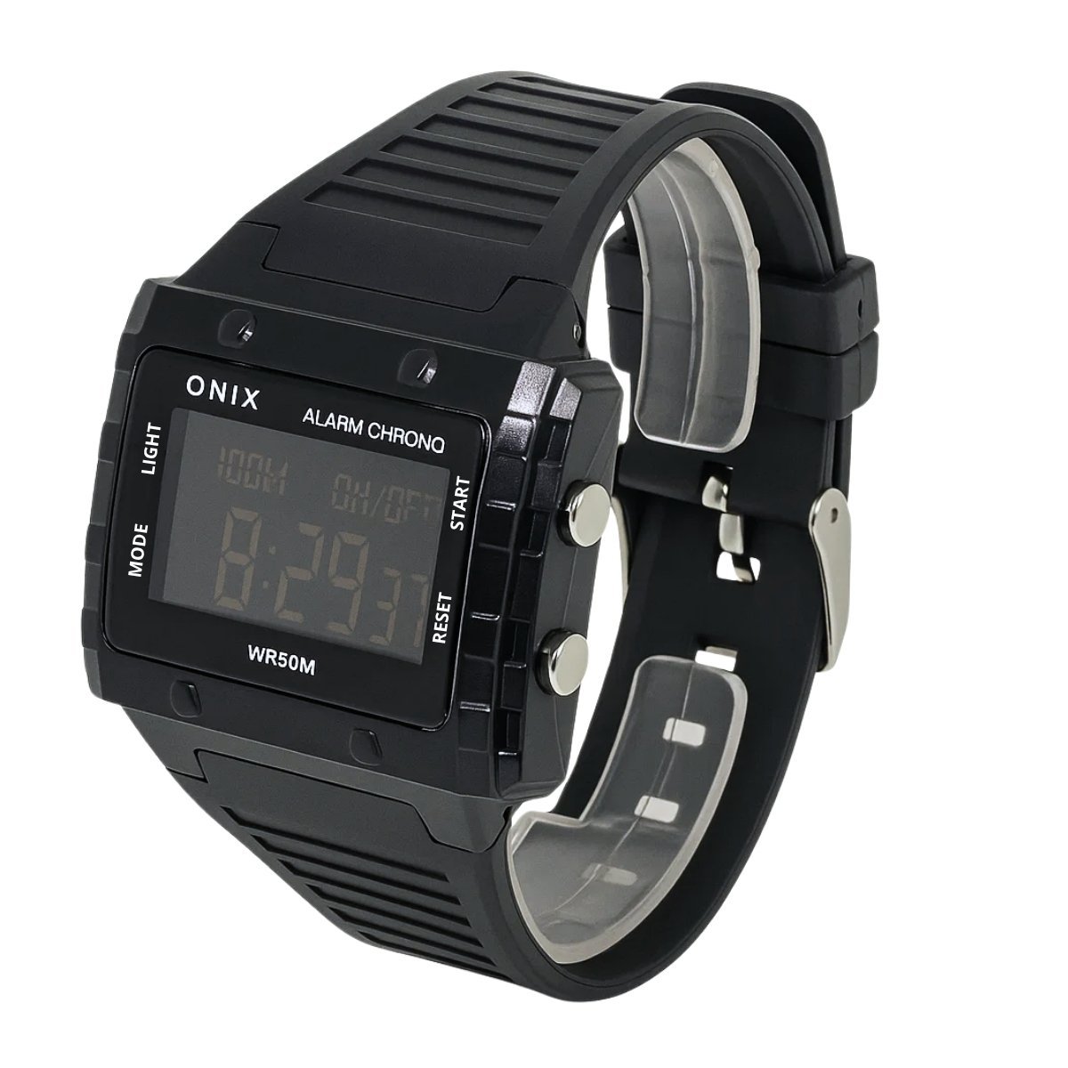 Relógio Unissex Onix Digital IT-1329H Preto Preto 4