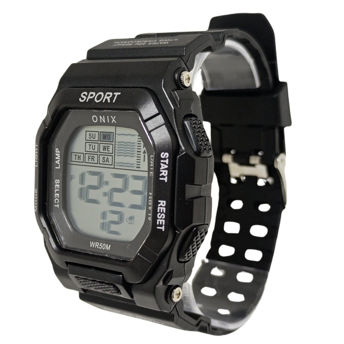 Relógio Masculino Onix Digital IT-1802 Preto Preto 5